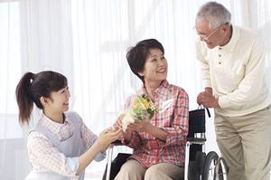 ストーマ交換などアドバイスをもらう